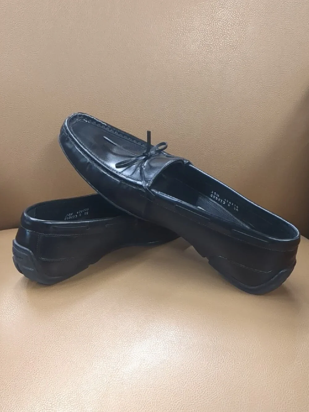 Men’s Black Leather Loafers
